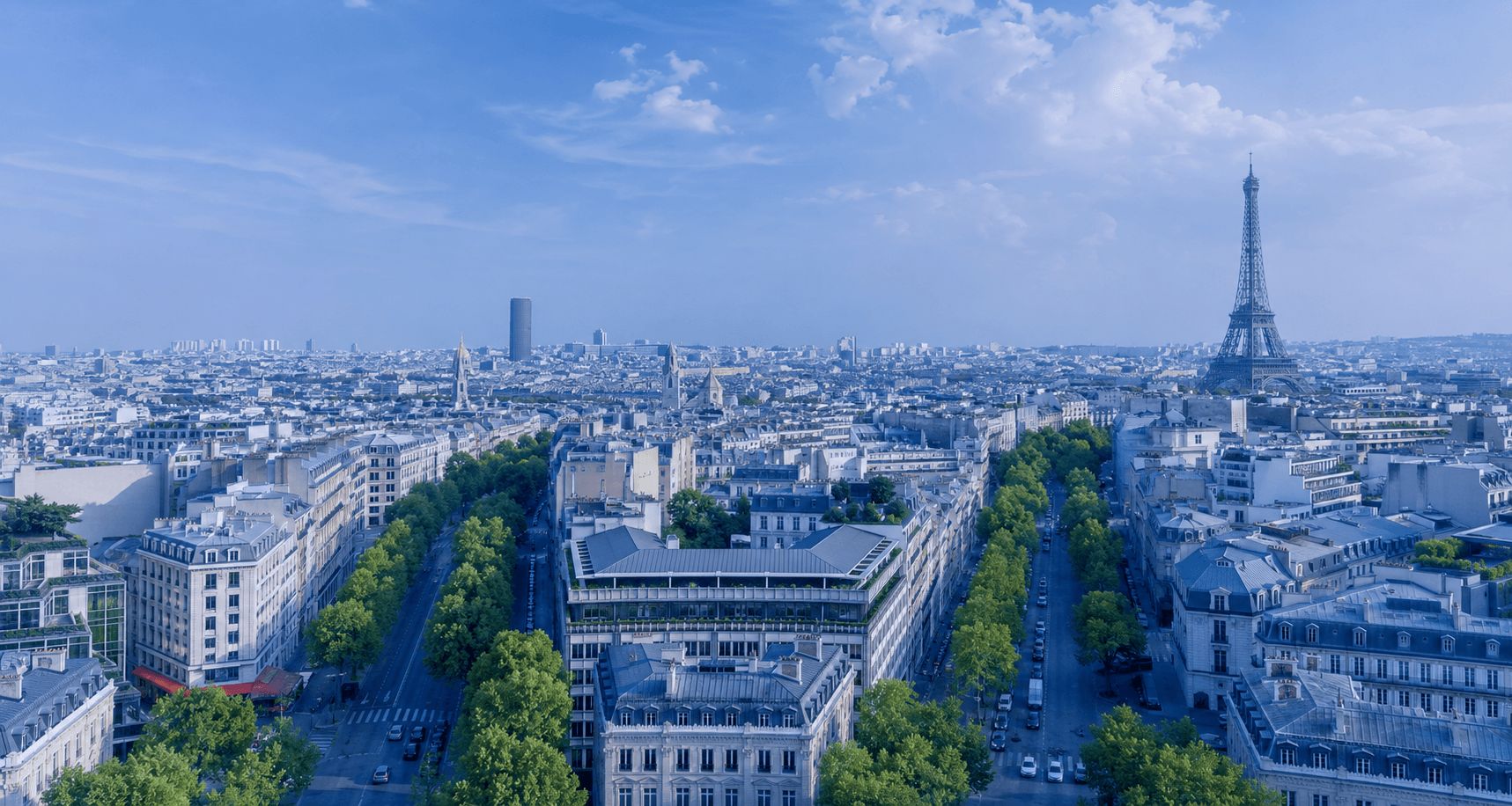 Vue aérienne Paris 6ème arrondissement